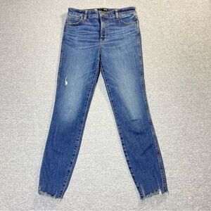KUT From The Kloth Jeans Womens 2 Connie Fab AB Hi Rise Ankle Skinny Raw Hem